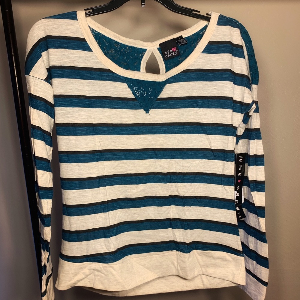 Striped long sleeve shirt